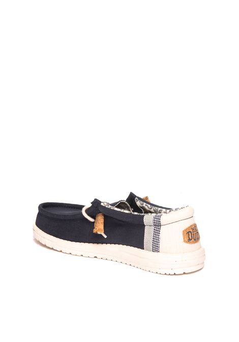 Blue break wally sneaker HEY DUDE | 40015WALLY BREAK-410